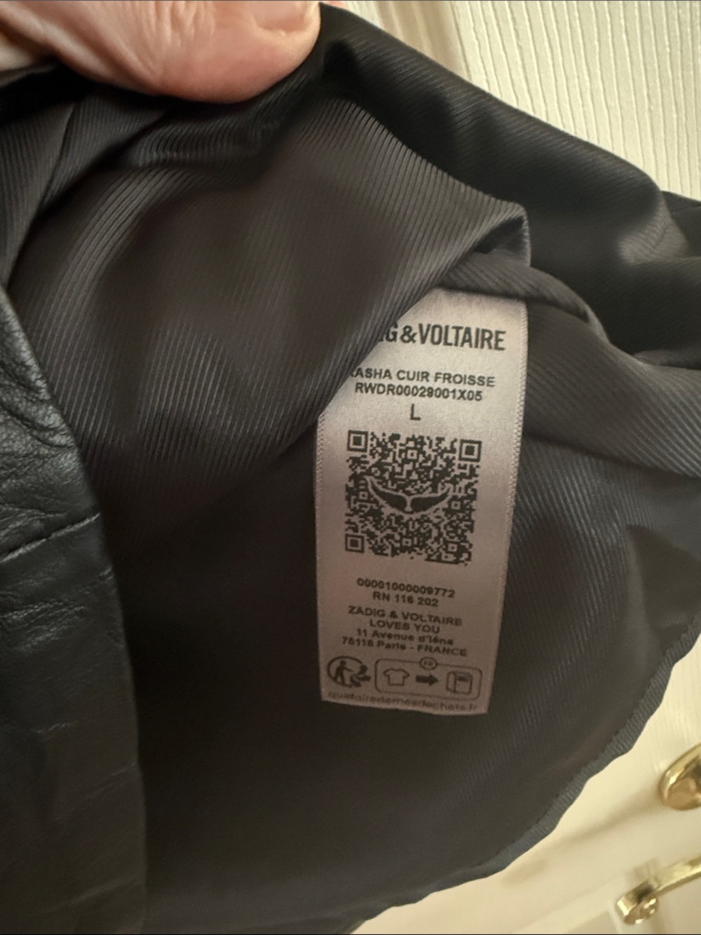 Zadig & Volaire RASHA leather dress - Picture 3 of 3